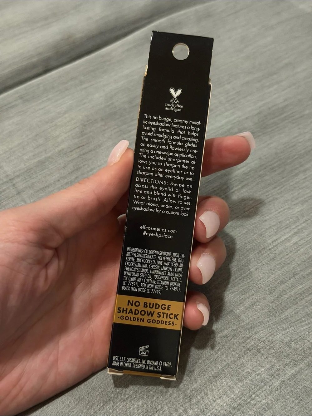 Elf cosmetics No Budge Shadow Stick - Golden Goddess